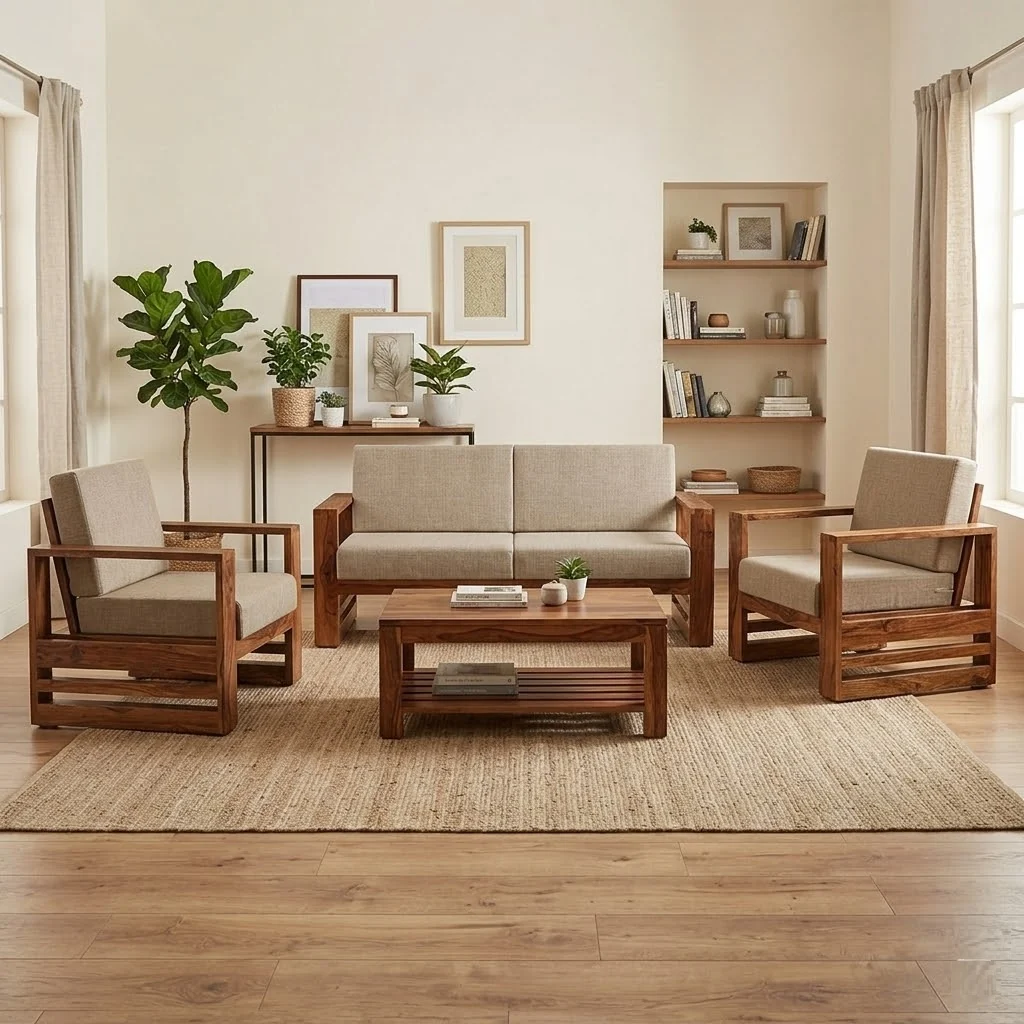 Wooden Sofa